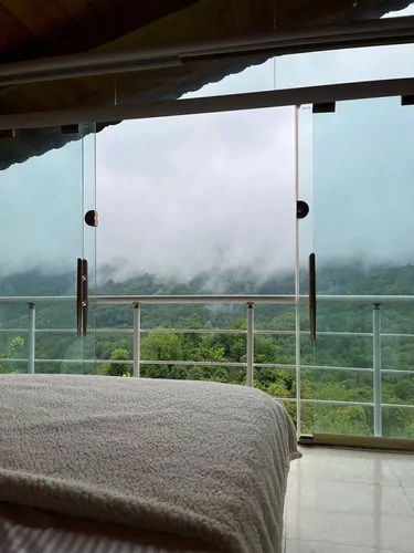 تصویر 14 - کلبه شیشه ای جنگلی اوج با جکوزی در  رامسر
