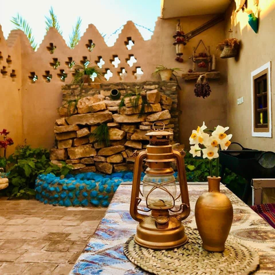 تصویر ۱ - اقامتگاه بوم‌گردی راوي كوير مصر (اتاق گل اناري) در  خور و بیابانک