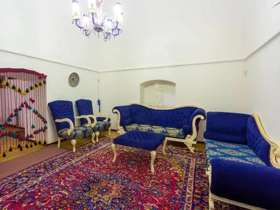 تصویر ۱ - هتل سنتی کاروانسرای صفوی امین آباد (خان نشین) در  شهرضا