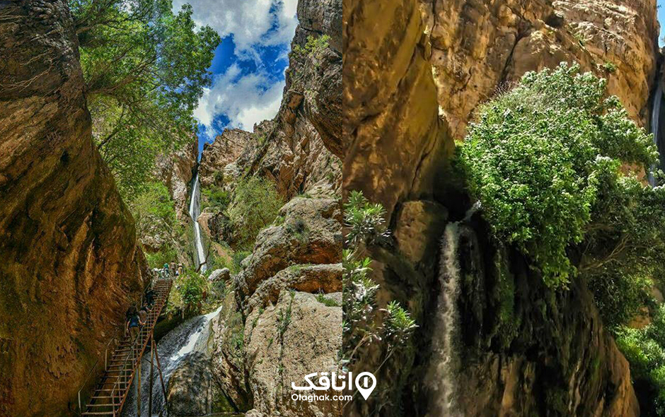آبشار پیران | آبشاری سه طبقه