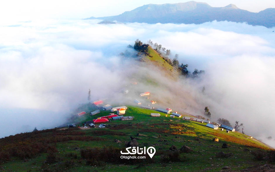 کوهستانی با جنگل ابر در ییلاق ماسال