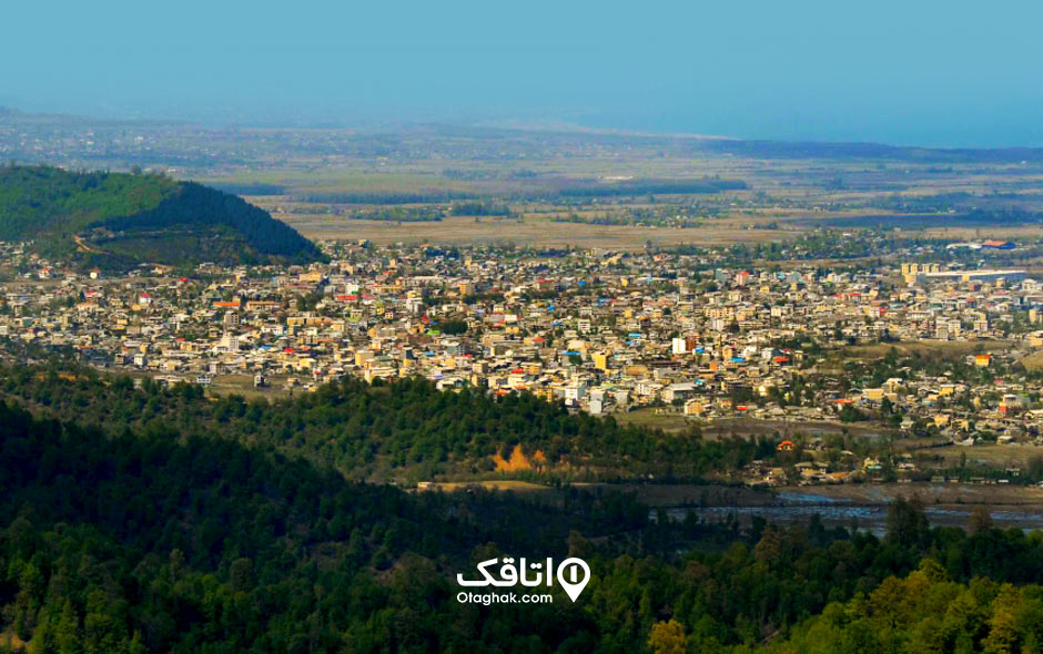 نمای کلی شهر تالش