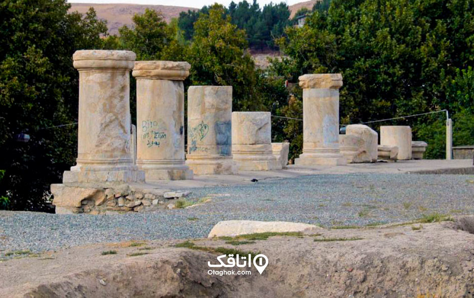 جاذبه توریستی معبد آناهیتا کازرون شیراز