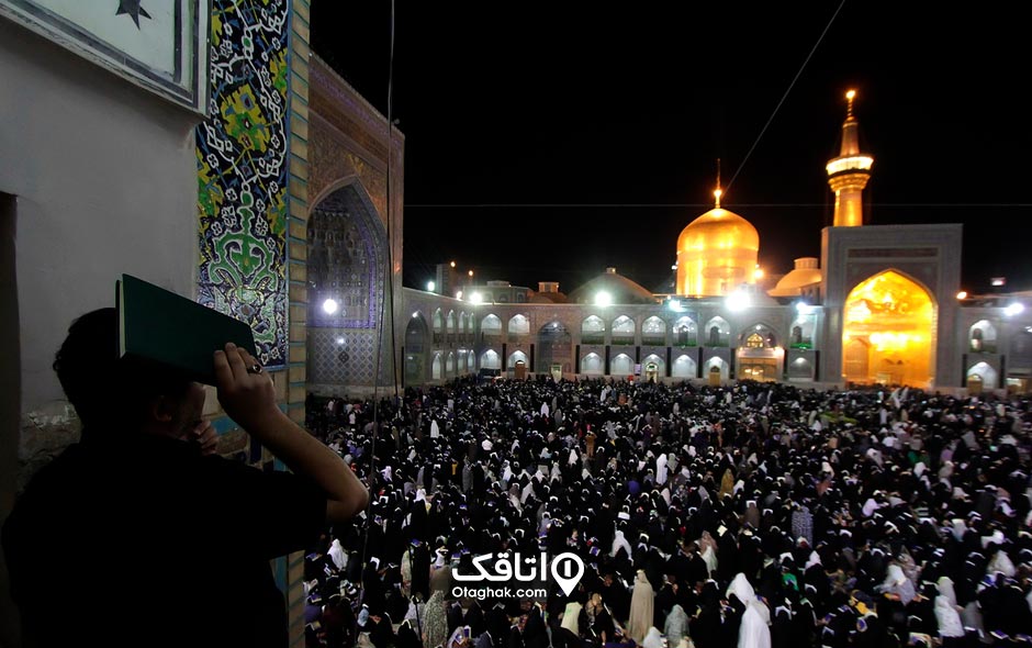 مشهد مقدس در شب قدر
