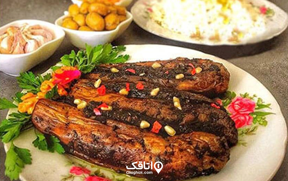 خورشت بادمجان کباب