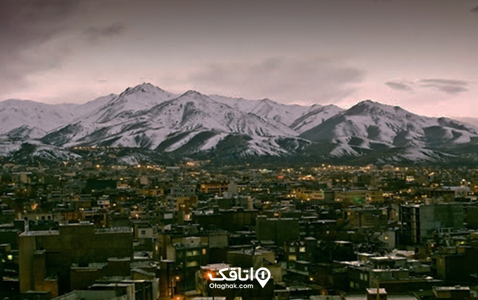 رشته کوه الوند، مرز بین همدان و تویسرکان