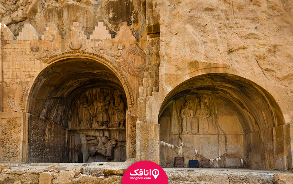 محوطه طاق بستان کرمانشاه