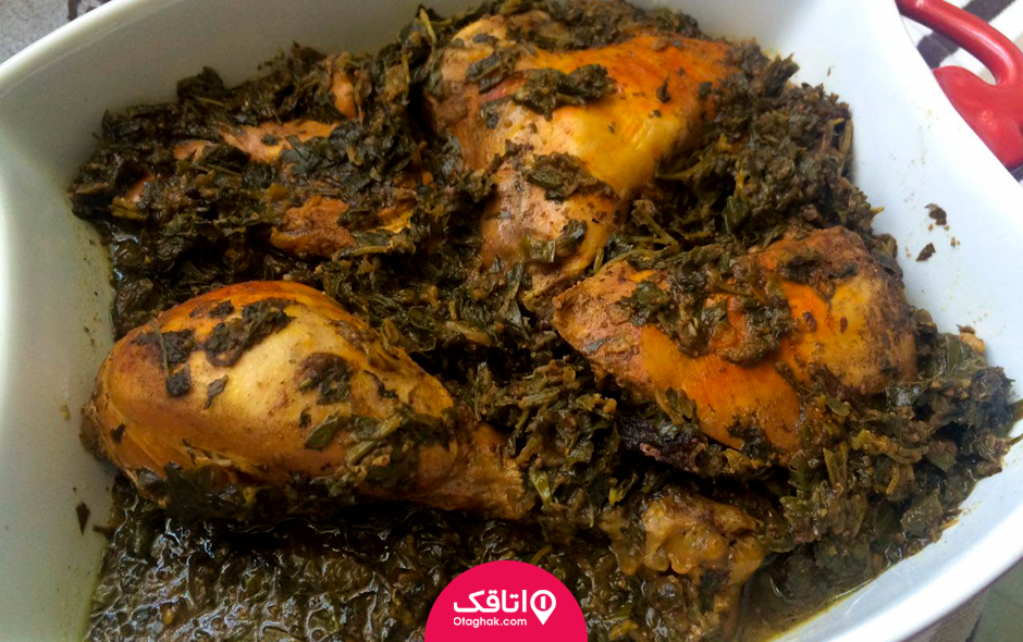 مرغ ترش گیلان بدون تخم مرغ