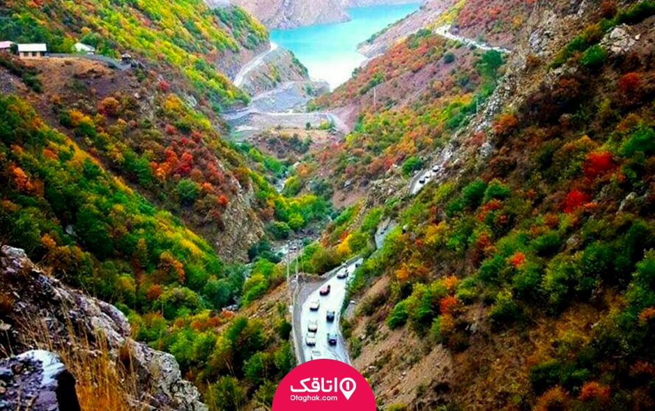 جاده چالوس کجاست