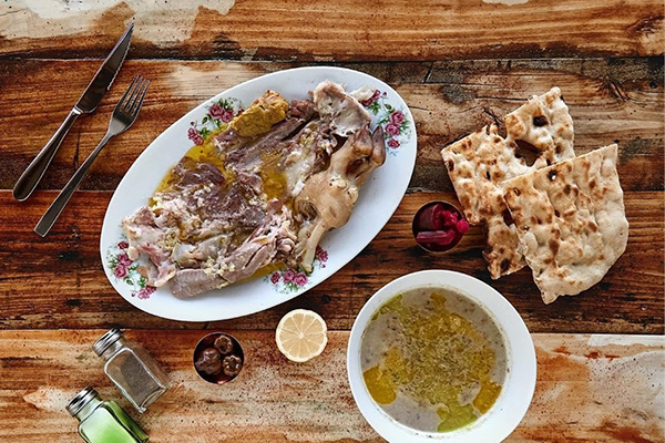 کله‌پاچه با برنج
