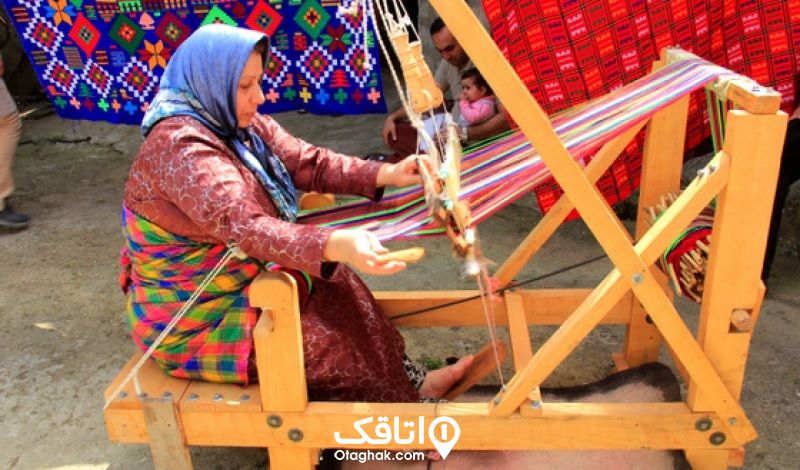 چادرشب بافی رستم‌آباد