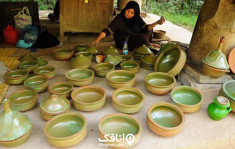ظروف سفالی خاصی گمج، صنایع دستی فومن