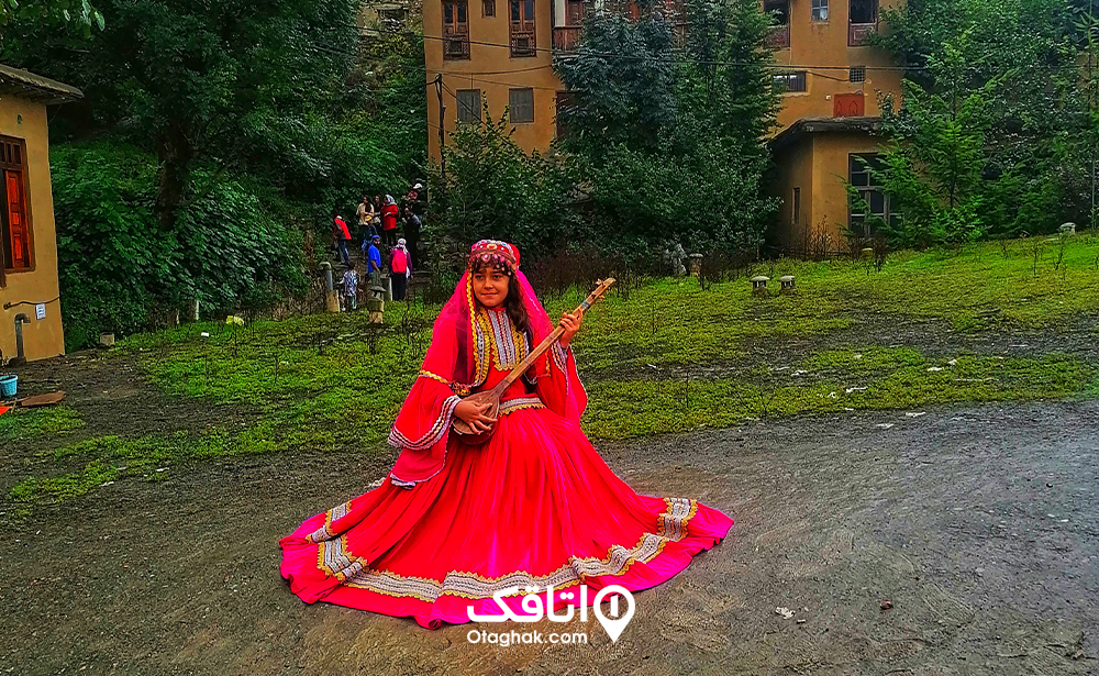 لباس محلی زیبای ماسوله گیلان