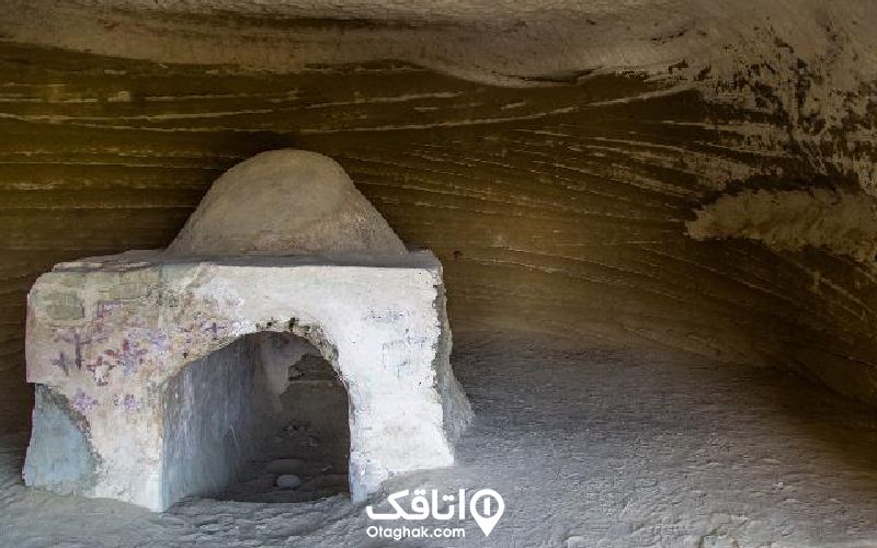 نمای داخلی مجموعه سه گانه غارهای تیس