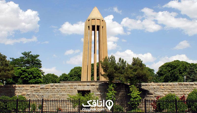 نمایی از بوعلی همدان در روز