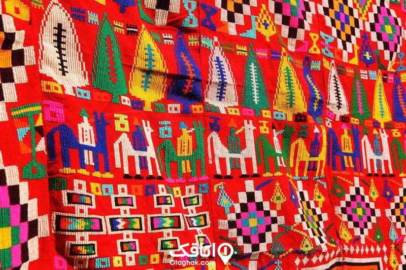 چادر شبی رنگی با طرح های زیبای سنتی