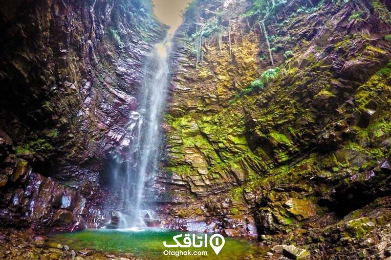 آبشار گزو از جاهای دیدنی شیرگاه
