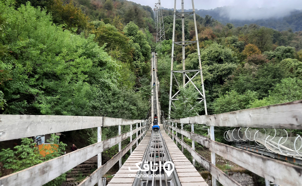سورتمه سواری در نمک آبرود