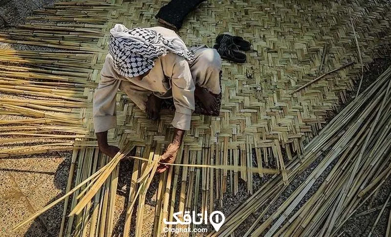 بوریا بافی صنایع دستی اهواز