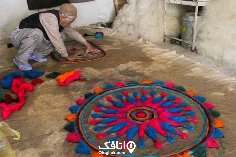 نمد صنایع دستی الموت