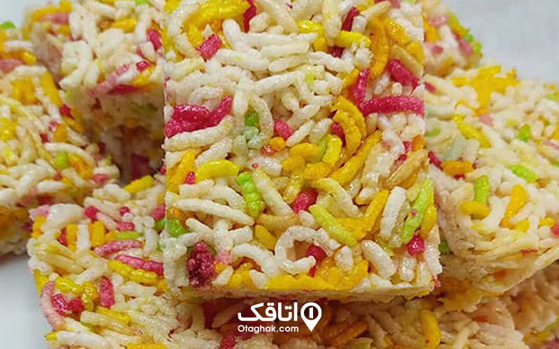مقدتاری برنجک از شیرینی های محلی 