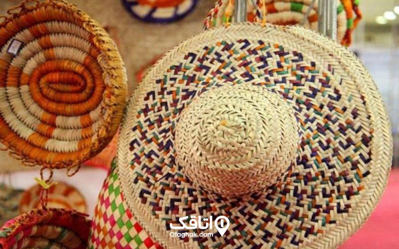 حصیر بافی از سوغات و صنایع سنگر