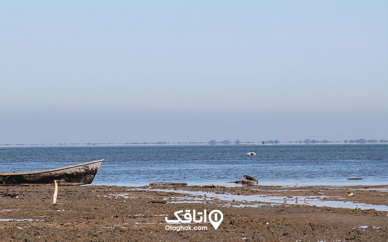 دریای آرام و ساحل گلوگاه مازندران