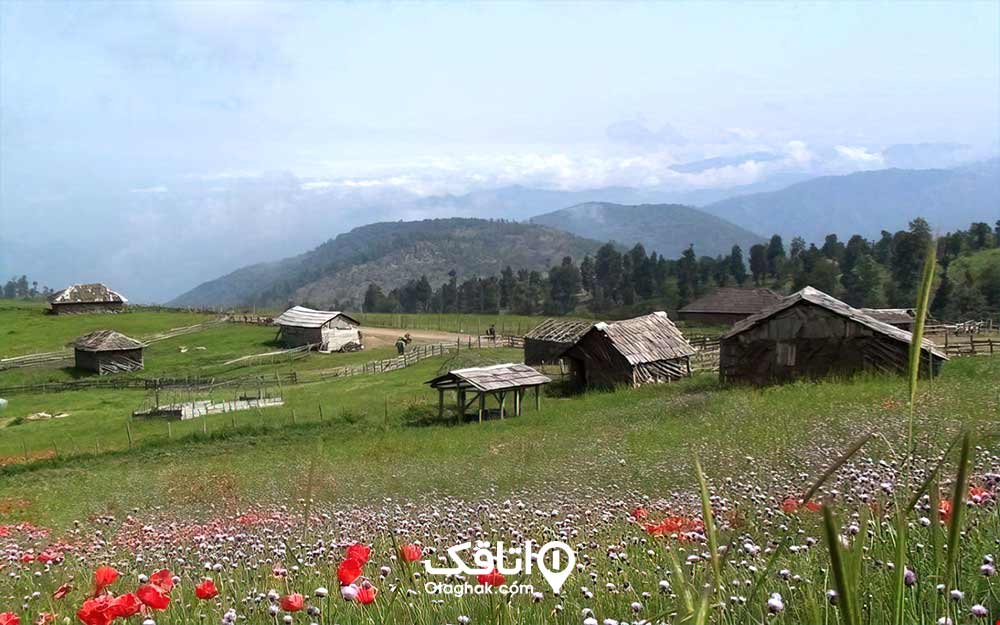 روستای هره دشت در کوهپایه‌های کوهستان‌های شرقی تالش