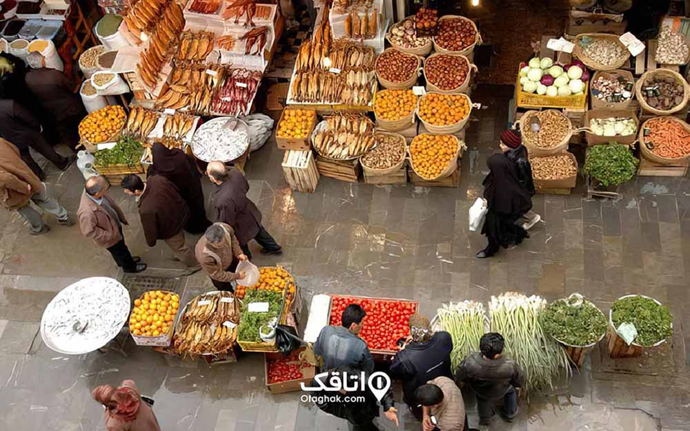 بازار روز رشت، قدم زدن میان عطر ناب خوراکی‌های محلی از مناطق دیدنی رشت