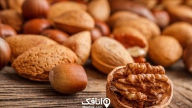 گردو و بادام از سوغات کوهرنگ