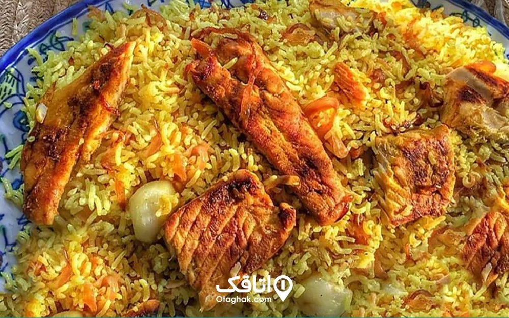 نوعی غذای جنوبی درست شده ب برنج و ماهی