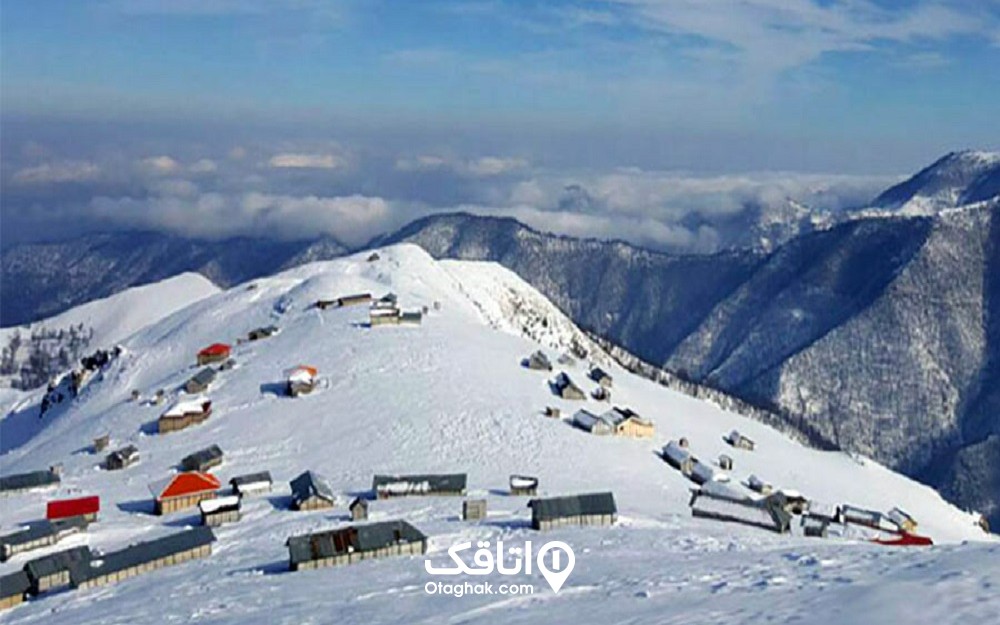 ماسال برفی در زمستان