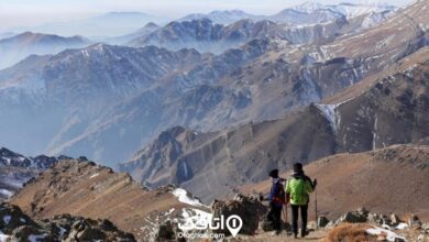 چند کوهنورد در کوه های اظراف تهران