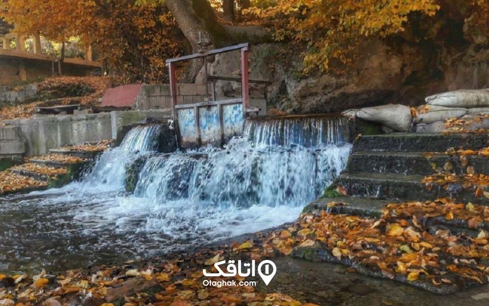 دیو چشمه از جاهای دیدنی نوشهر