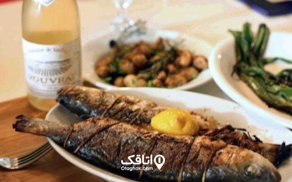 ماهی سرخ شده در رستوران مالاتا نوشهر