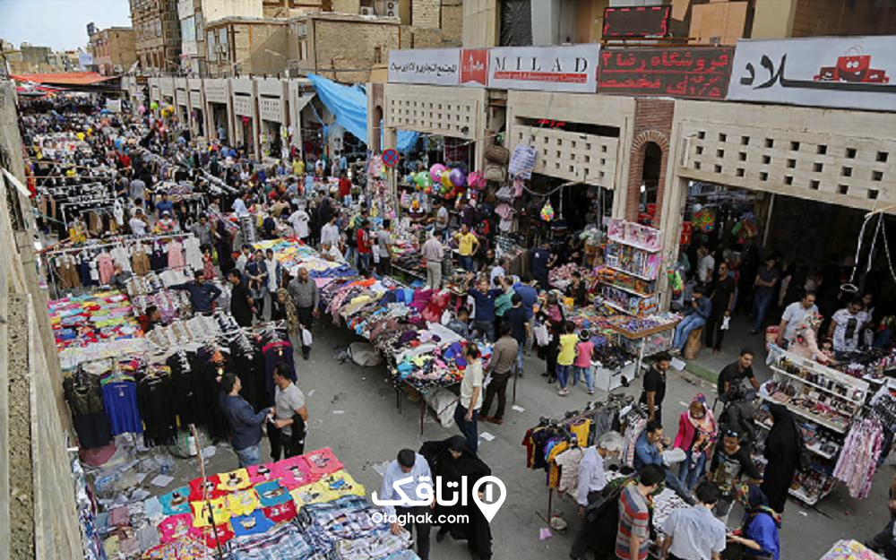 بازار بندر دیلم در بندر گناوه