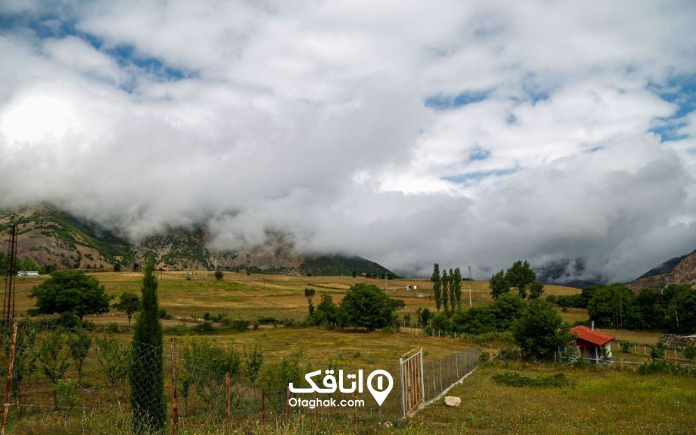 ابرها در روستای سرسبز داماش