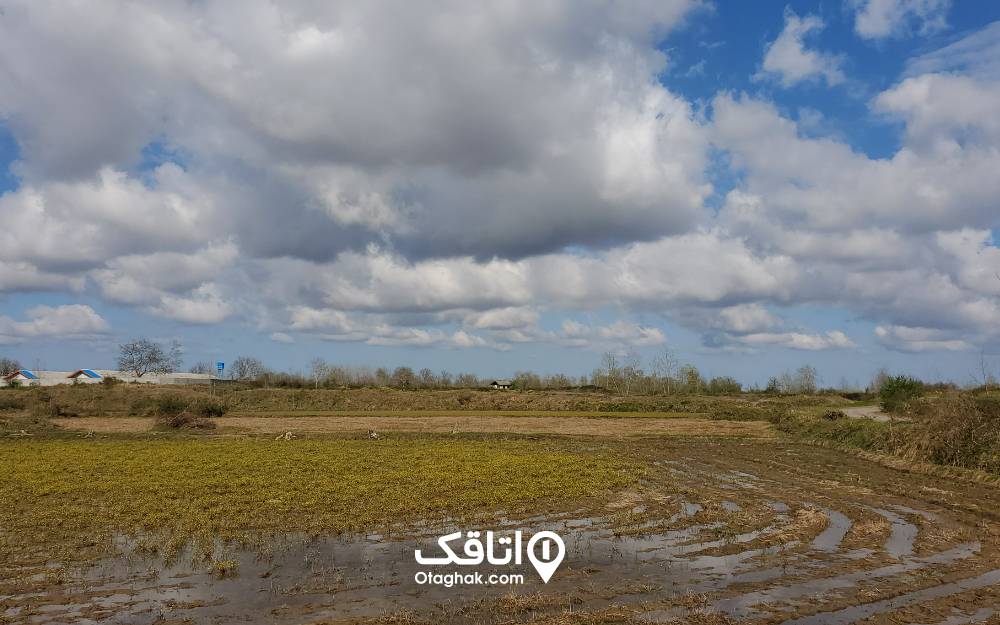 روستای ابراهیم سرا و هوای ابری