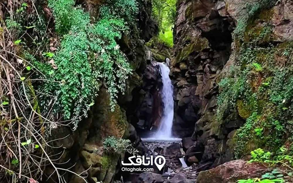 آبشار روستای ویسرود از جاهای دیدنی گیلان