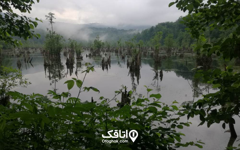 مسیر دسترسی به دریاچه ارواح