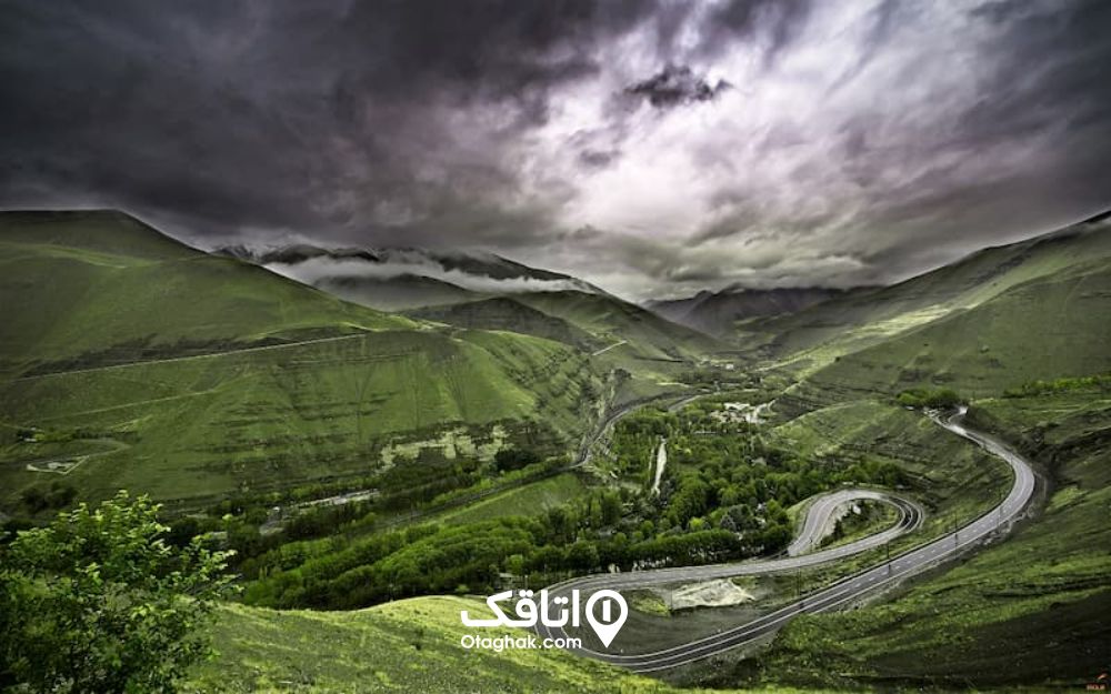جاده هراز از جاذبه های گردشگری مازندران