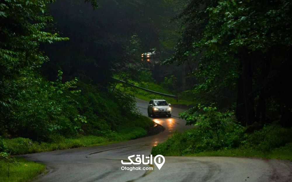 جاده کلاردشت به عباس آباد