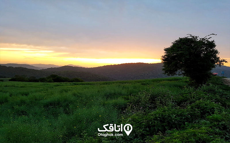 مسیر دسترسی به دریاچه الندان