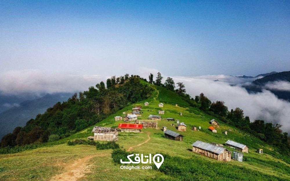 اقیانوس ابر در ییلاق سوئه چاله