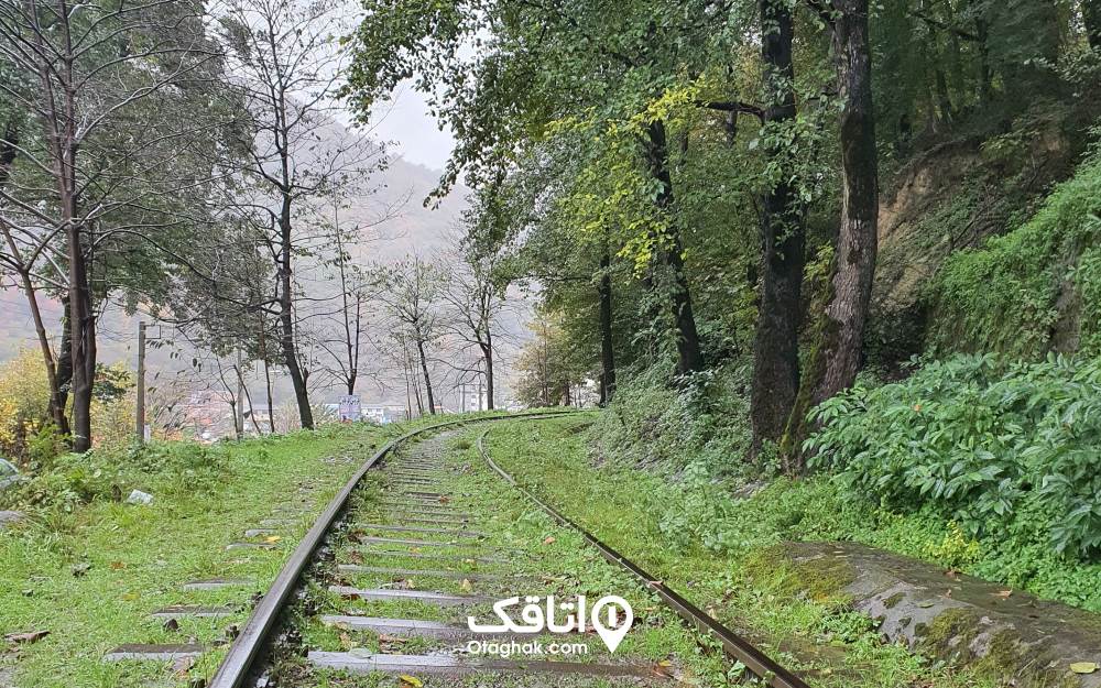 مسیر ریلی زیبا در سفر به آلاشت