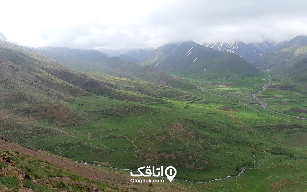 تصویری رویایی از طبیعت زیبای روستای پلور