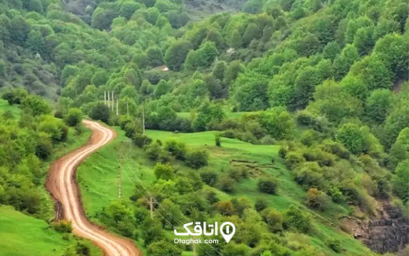 راههای دسترسی به روستای داماش