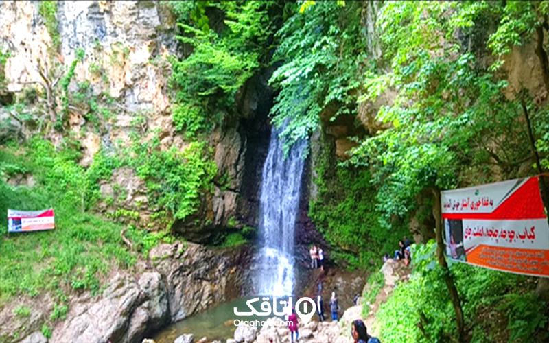 مسیر دسترسی به آبشار دودوزن