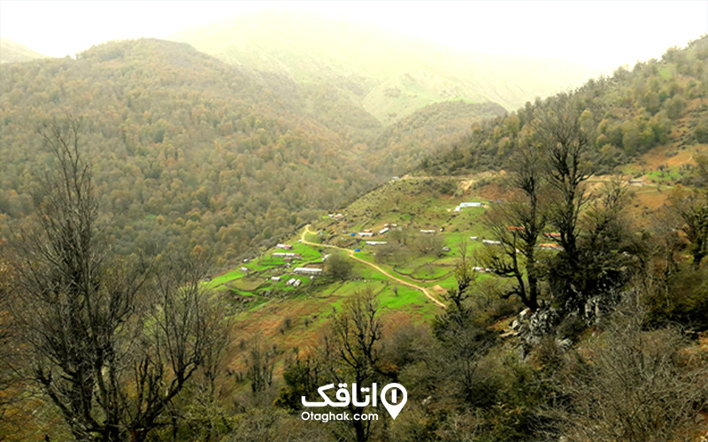 مسیر دسترسی به دشت النزه
