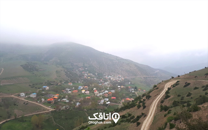 مسیر دسترسی به ییلاق برنت